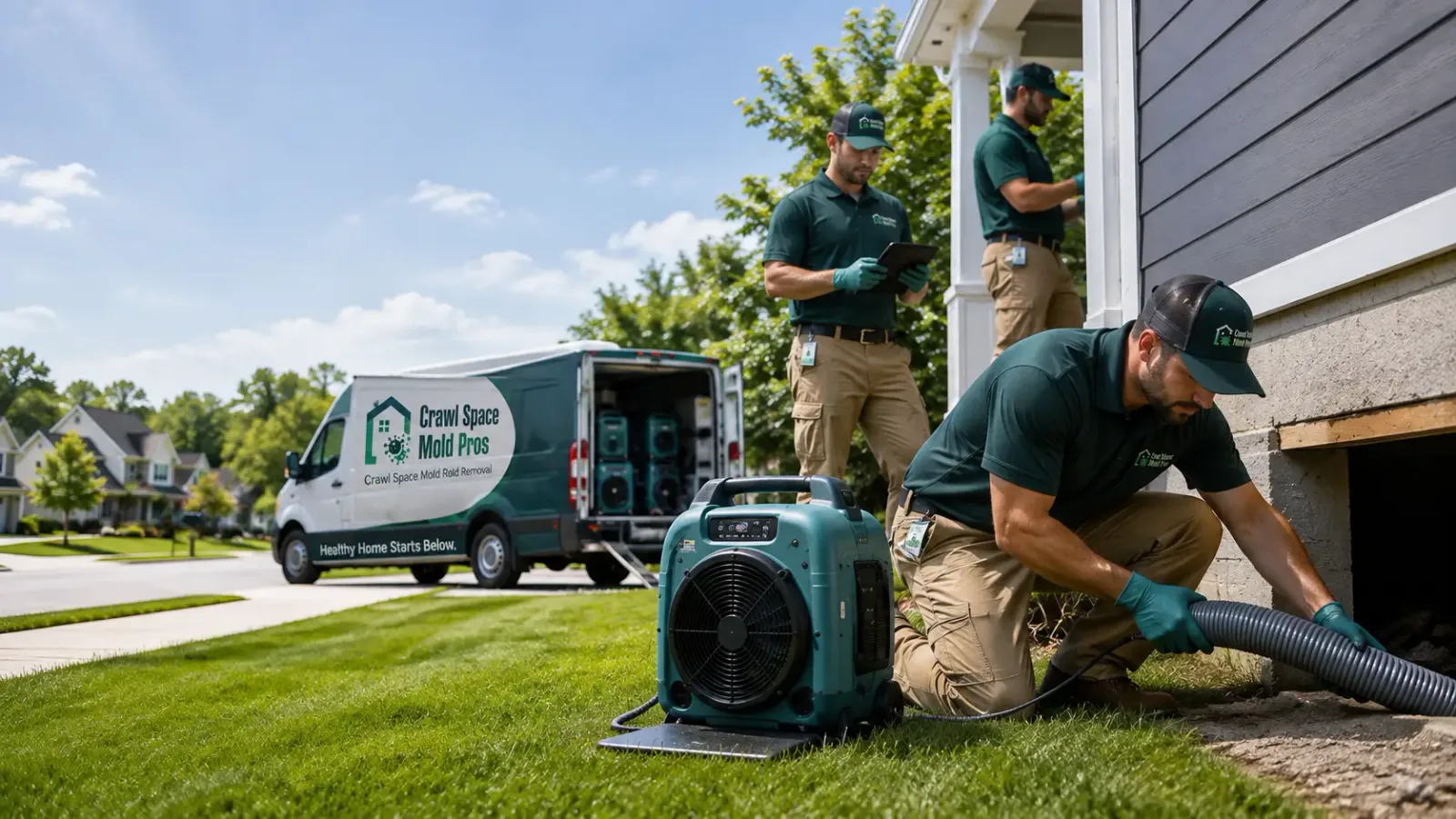 Crawl Space Mold Removal in Watford City, ND
